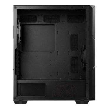 STARKER AIR, Tempered Glass, No PSU, ATX, Black, Mid Tower Case