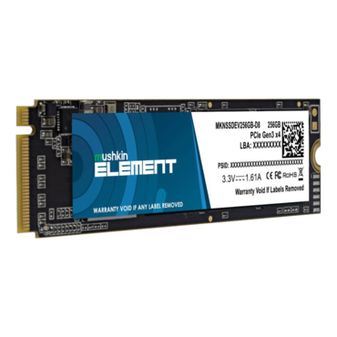 256GB Element, 2000 / 1400 MB/s, 3D NAND, PCIe NVMe 3.0 x4, M.2 2280 SSD