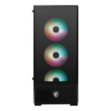 MAG FORGE 112R, Tempered Glass, No PSU, ATX, Black, Mid Tower Case