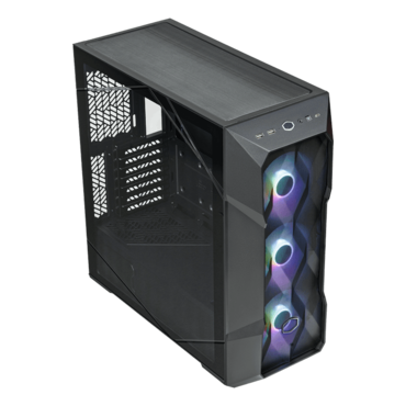 MasterBox TD500 Mesh V2, Tempered Glass, No PSU, E-ATX, Black, Mid Tower Case