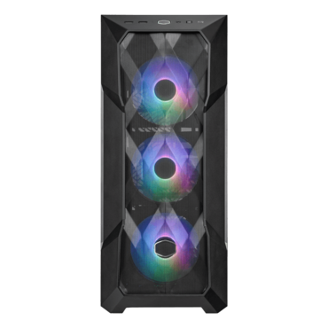 MasterBox TD500 Mesh V2, Tempered Glass, No PSU, E-ATX, Black, Mid Tower Case
