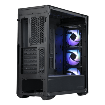 MasterBox TD500 Mesh V2, Tempered Glass, No PSU, E-ATX, Black, Mid Tower Case