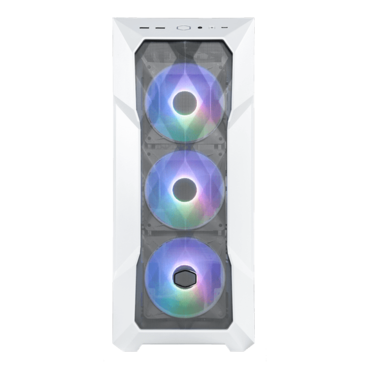 MasterBox TD500 Mesh V2, Tempered Glass, No PSU, E-ATX, White, Mid Tower Case