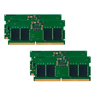 128GB (4 x 32GB) 2 x KVR56S46BD8K2-64 DDR5 5600MHz, CL46, SO-DIMM Memory