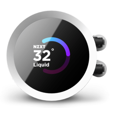 Kraken 240 RGB, White, 240mm Radiator, Liquid Cooling System