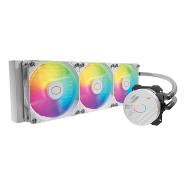MasterLiquid 360L Core ARGB, White, 360mm Radiator, Liquid Cooling System