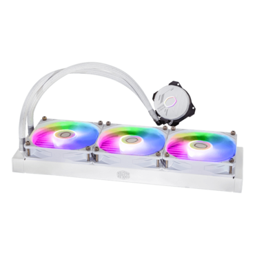 MasterLiquid 360L Core ARGB, White, 360mm Radiator, Liquid Cooling System