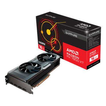 Radeon™ RX 7800 XT, 2124 - 2430MHz, 16GB GDDR6, Graphics Card
