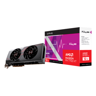 Radeon™ RX 7700 XT PULSE, 2171 - 2544MHz, 12GB GDDR6, Graphics Card