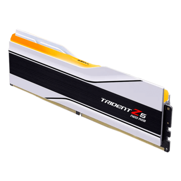 32GB (2 x 16GB) Trident Z5 Neo RGB DDR5 6400MT/s, CL32, White/Black, RGB LED, DIMM Memory - TAA Compliant