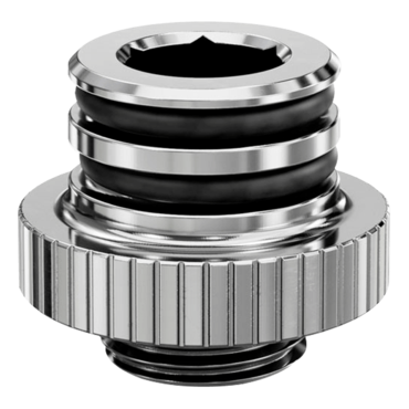 EK-Quantum Torque Push-In Adapter M 7 - Nickel