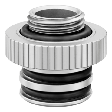 EK-Quantum Torque Push-In Adapter M 7 - Satin Titanium