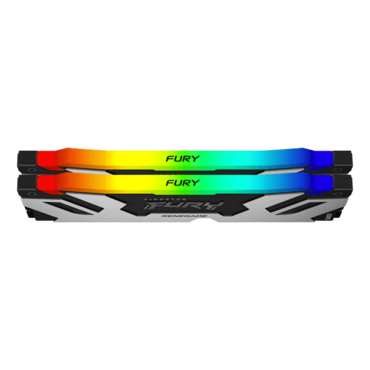 96GB (2 x 48GB) FURY™ Renegade DDR5 6000MT/s, CL32, Black/Silver, RGB LED, DIMM Memory