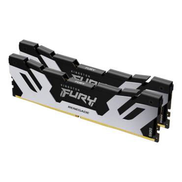 96GB (2 x 48GB) FURY™ Renegade DDR5 6000MT/s, CL32, Black/Silver, DIMM Memory