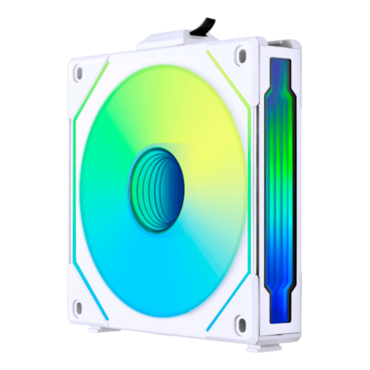 UNI FAN SL-INF Reverse 120mm, White, ARGB LEDs, 2100 RPM, 63.6 CFM, 32 dBA, Cooling Fan