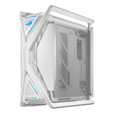 ROG Hyperion GR701, Tempered Glass, No PSU, E-ATX, White, Full Tower Case