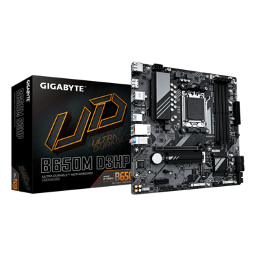 B650M D3HP, AMD B650 Chipset, AM5, microATX Motherboard
