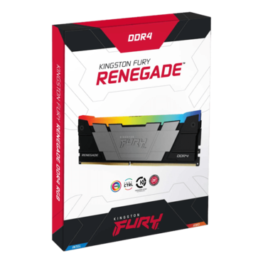 256GB (8 x 32GB) FURY Renegade DDR4 3200MT/s, CL16, Black/Grey, RGB LED, DIMM Memory