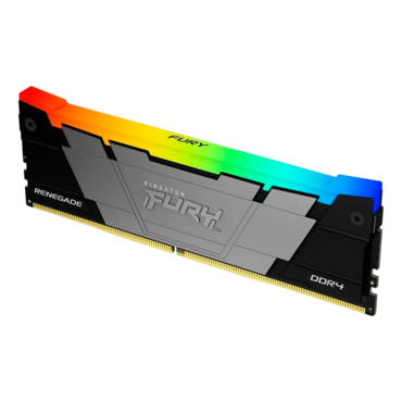 32GB (4 x 8GB) FURY Renegade DDR4 3600MT/s, CL16, Black/Grey, RGB LED, DIMM Memory