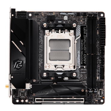 A620I Lightning WiFi, AMD A620 Chipset, AM5, Mini-ITX Motherboard