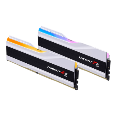 64GB (2 x 32GB) Trident Z5 RGB DDR5 6000MT/s, CL36, White/Black, RGB LED, DIMM Memory - TAA Compliant