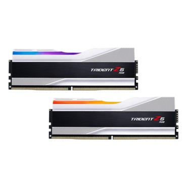 32GB (2 x 16GB) Trident Z5 RGB DDR5 5600MT/s, CL28, Silver/Black, RGB LED, DIMM Memory - TAA Compliant