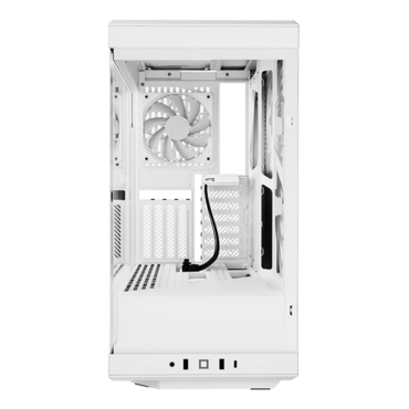 Y40, Tempered Glass, No PSU, ATX, Snow White, Mid Tower Case