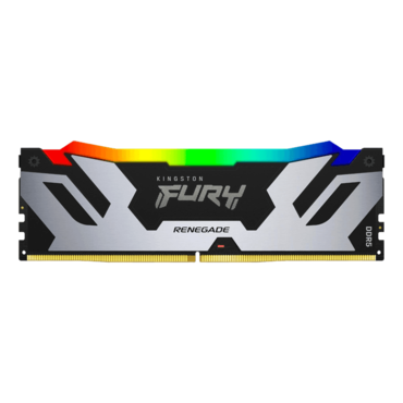 64GB (2 x 32GB) FURY™ Renegade DDR5 6400MT/s, CL32, Black/Silver, RGB LED, DIMM Memory