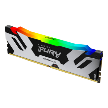 32GB FURY™ Renegade DDR5 6400MT/s, CL32, Black/Silver, RGB LED, DIMM Memory