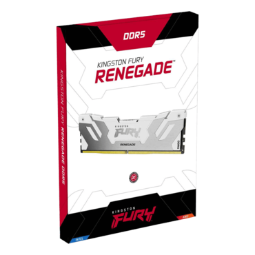 16GB FURY™ Renegade DDR5 8000MT/s, CL38, White/Silver, DIMM Memory