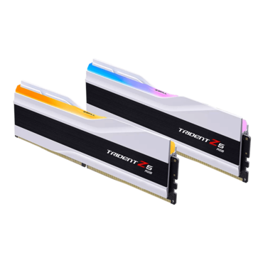 48GB (2 x 24GB) Trident Z5 RGB DDR5 8400MT/s, CL40, White/Black, RGB LED, DIMM Memory - TAA Compliant