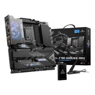 MEG Z790 GODLIKE MAX, Intel® Z790 Chipset, LGA 1700, 2 x Thunderbolt™ 4, E-ATX Motherboard