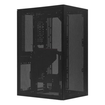 Meshroom S PCIe 4.0, Mesh Panel, No PSU, Mini-ITX, Charcoal Black, (SFF) Small Case