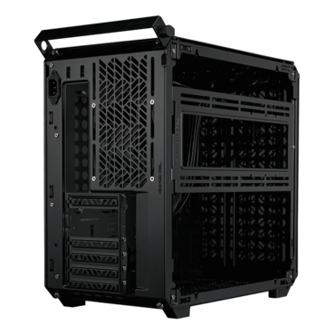 QUBE 500 Flatpack, Tempered Glass, No PSU, E-ATX, Black, Mid Tower Case