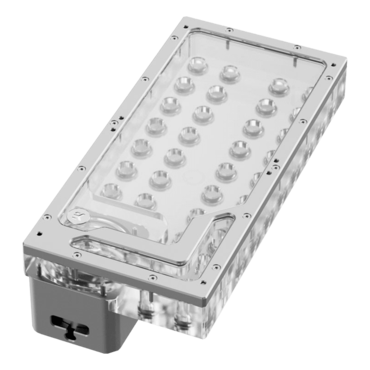 EK-QuantumX Loophole Distroplate D5 PWM - Silver
