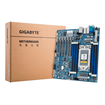 ME03-CE0, AMD SoC, SP6, DDR5-4800 ECC RDIMM / 12, VGA, M.2, USB 3.2 Gen1 / 2, MCIO / 3, 10GbLAN / 2, ATX OEM