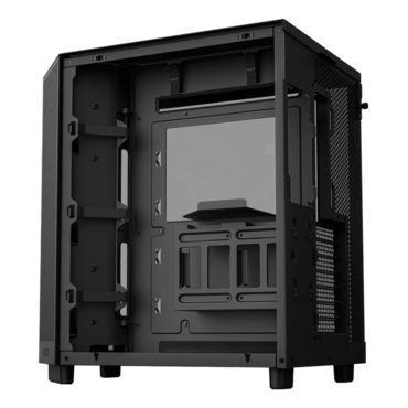 H6 Flow RGB, Tempered Glass, No PSU, ATX, Matte Black, Mid Tower Case