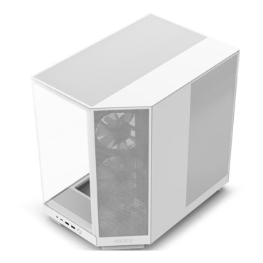 H6 Flow RGB, Tempered Glass, No PSU, ATX, Matte White, Mid Tower Case