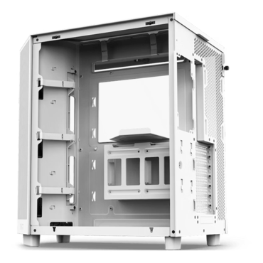 H6 Flow RGB, Tempered Glass, No PSU, ATX, Matte White, Mid Tower Case