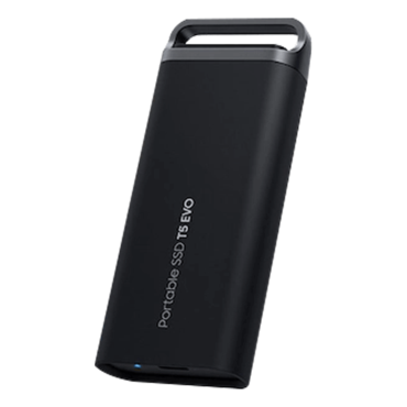 4TB T5 EVO, 460 / 460 MB/s, USB 3.2 Gen 1, Black, External SSD
