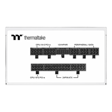 Toughpower GF A3 Snow TTP-0850AH2FLG, 80 PLUS Gold 850W, Fully Modular, ATX Power Supply
