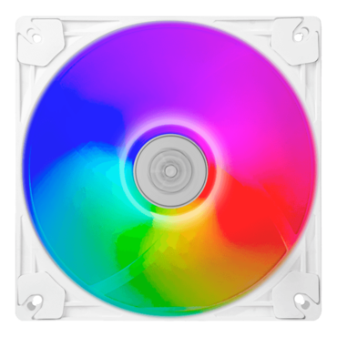 VISTA 140 ARGB 140mm, White, ARGB LEDs, 1600 RPM, 86 CFM, 30.8 dBA, Cooling Fan