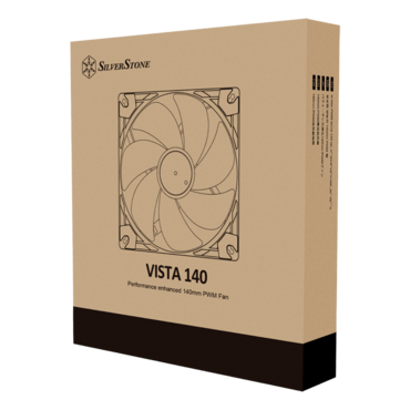VISTA 140 140mm, 1600 RPM, 86 CFM, 30.8 dBA, Cooling Fan