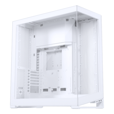 NV9, Tempered Glass, No PSU, E-ATX, White, Full Tower Case