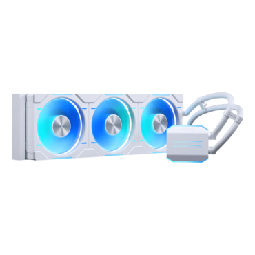 Glacier One 360 D30, White, 360mm Radiator, Liquid Cooling System