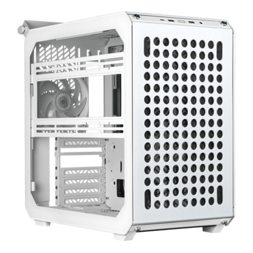 QUBE 500 Flatpack, Tempered Glass, No PSU, E-ATX, White, Mid Tower Case
