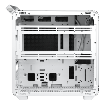 QUBE 500 Flatpack, Tempered Glass, No PSU, E-ATX, White, Mid Tower Case
