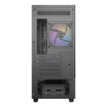 NX500M ARGB, Tempered Glass, No PSU, microATX, Black, Mini Tower Case