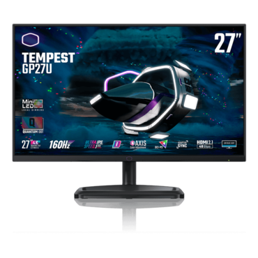 Tempest GP27U, DisplayHDR 1000, 27&quot; IPS, 3840 x 2160 (4K UHD), 1 ms, 160Hz, FreeSync™ Gaming Monitor