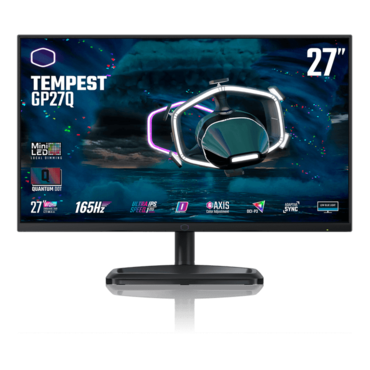 Tempest GP27Q, DisplayHDR 1000, 27&quot; IPS, 2560 x 1440 (QHD), 1 ms, 165Hz, FreeSync™ Gaming Monitor